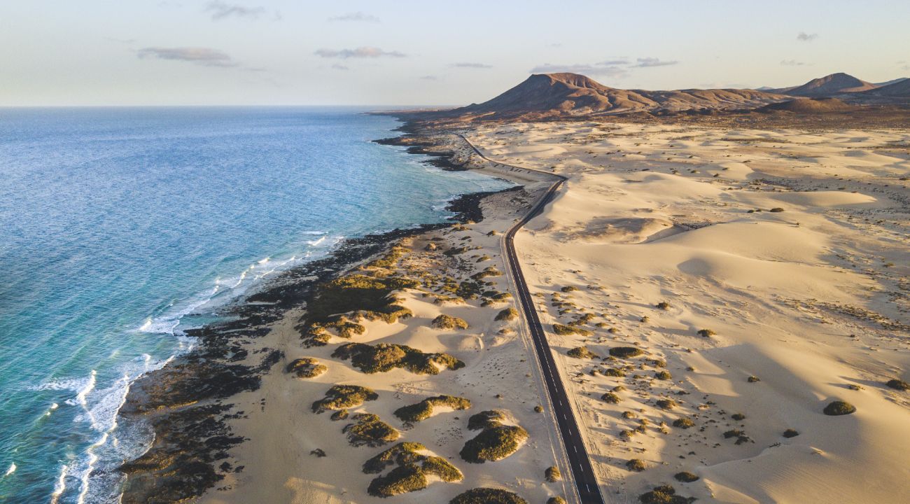 Discover Fuerteventura with family Fuerteventura landscape during a family trip around the island